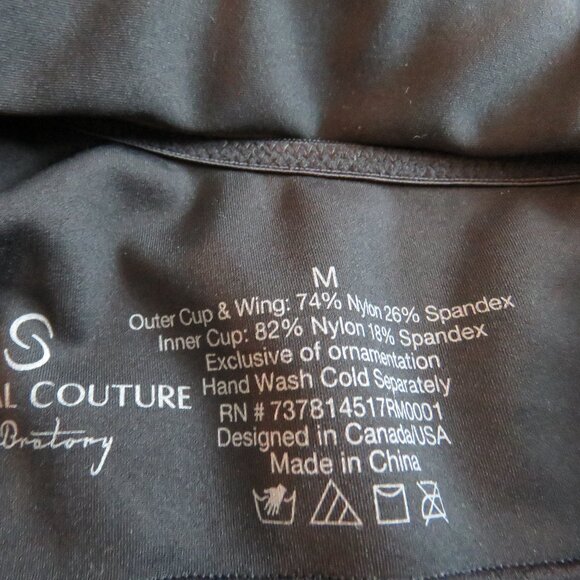 Women's Black Front-Closure Bra - Picture 15 of 16